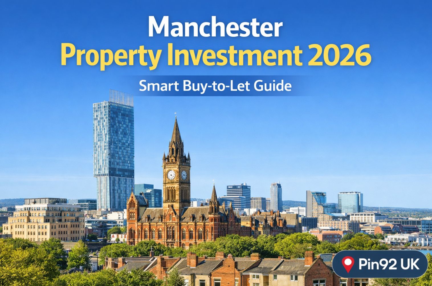 Manchester Property Investment 2026 | Smart Buy-to-Let Guide | Pin92 UK