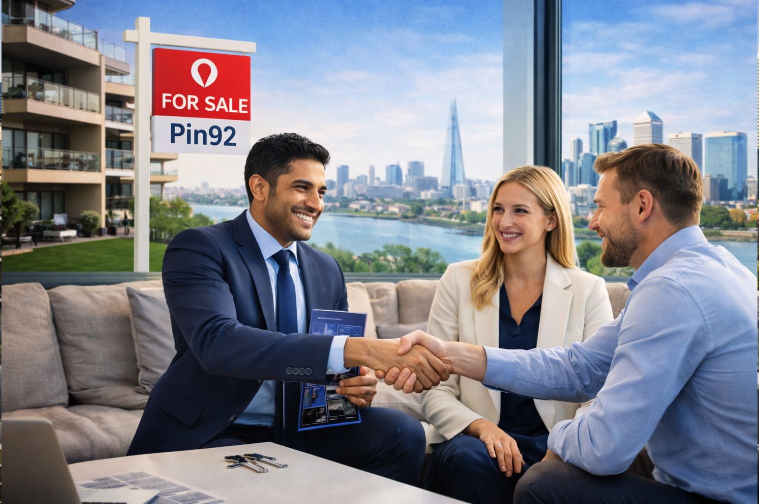 Modern residential property for sale in the UK - Pin92 UK Agency